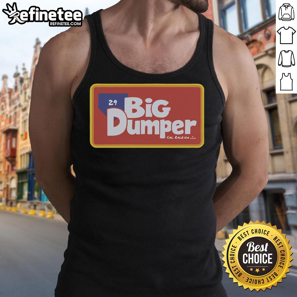 Official Cal Raleigh Big Dumper Dugout House Logo Cal Raleigh Tank Top Alt Text: Official Cal Raleigh Big Dumper Dugout House logo on a stylish tank top, perfect for baseball fans.