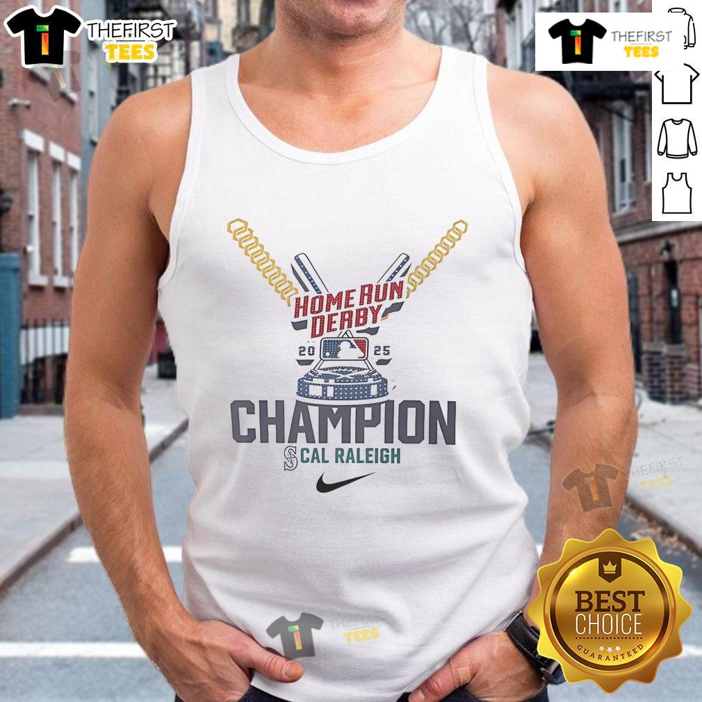 Official Cal Raleigh Seattle Mariners Home Run Derby Champion Tank Top Official Cal Raleigh Seattle Mariners Home Run Derby Champion Tank Top featuring vibrant team colors and logo design.