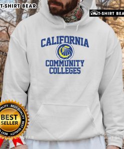 Official California Community Colleges logo hoodie featuring a stylish design for students and alumni.