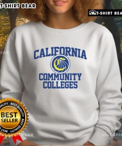 Official California Community Colleges logo sweatshirt featuring a stylish design for students and alumni.