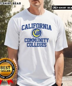 Official California Community Colleges Logo T-Shirt featuring vibrant design and emblem for proud alumni and students.