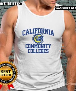 Official California Community Colleges logo on a stylish tank top, perfect for students and alumni.