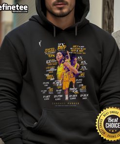 Alt Text: Candace Parker wearing the Official MVP hoodie, celebrating her achievements in the same season.