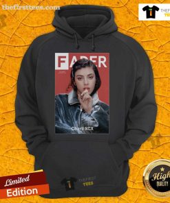 Alt Text: Official Charli XCX Fader Hoodie featuring a stylish design, perfect for fans and casual wear enthusiasts.