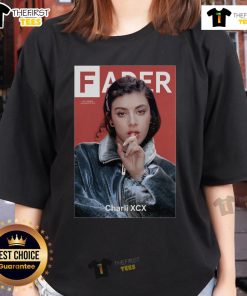 Official Charli XCX Fader Ladies Tee featuring vibrant design, perfect for fans and fashion lovers alike.