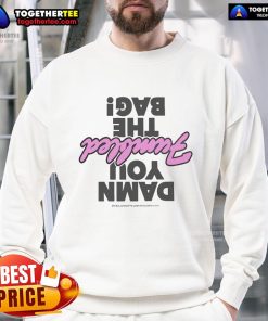 Official Charlotte Sands Damn You Fumbled The Bag Sweatshirt featuring bold graphic design and comfortable fit.