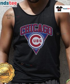 Alt Text: Official Chicago Cubs Change Up Tank Top featuring team colors and logo, perfect for game day or casual wear.