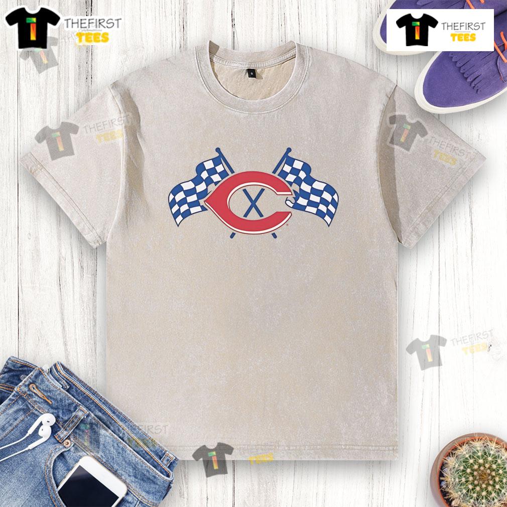 Official Cincinnati Reds Mlb Speedway Classic Washed T Shirt Alt Text: Official Cincinnati Reds MLB Speedway Classic washed t-shirt featuring team logo and vintage design in red.