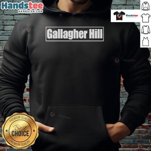 Official Claire and Kerri Davis Manchester Gallagher Hill Sisters Hoodie displayed on a model, showcasing vibrant design.