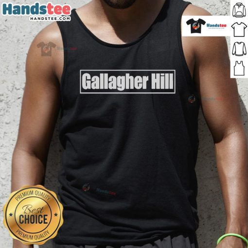 Alt Text: Official Claire and Kerri Davis Manchester Gallagher Hill Sisters tank top featuring vibrant colors and stylish design.