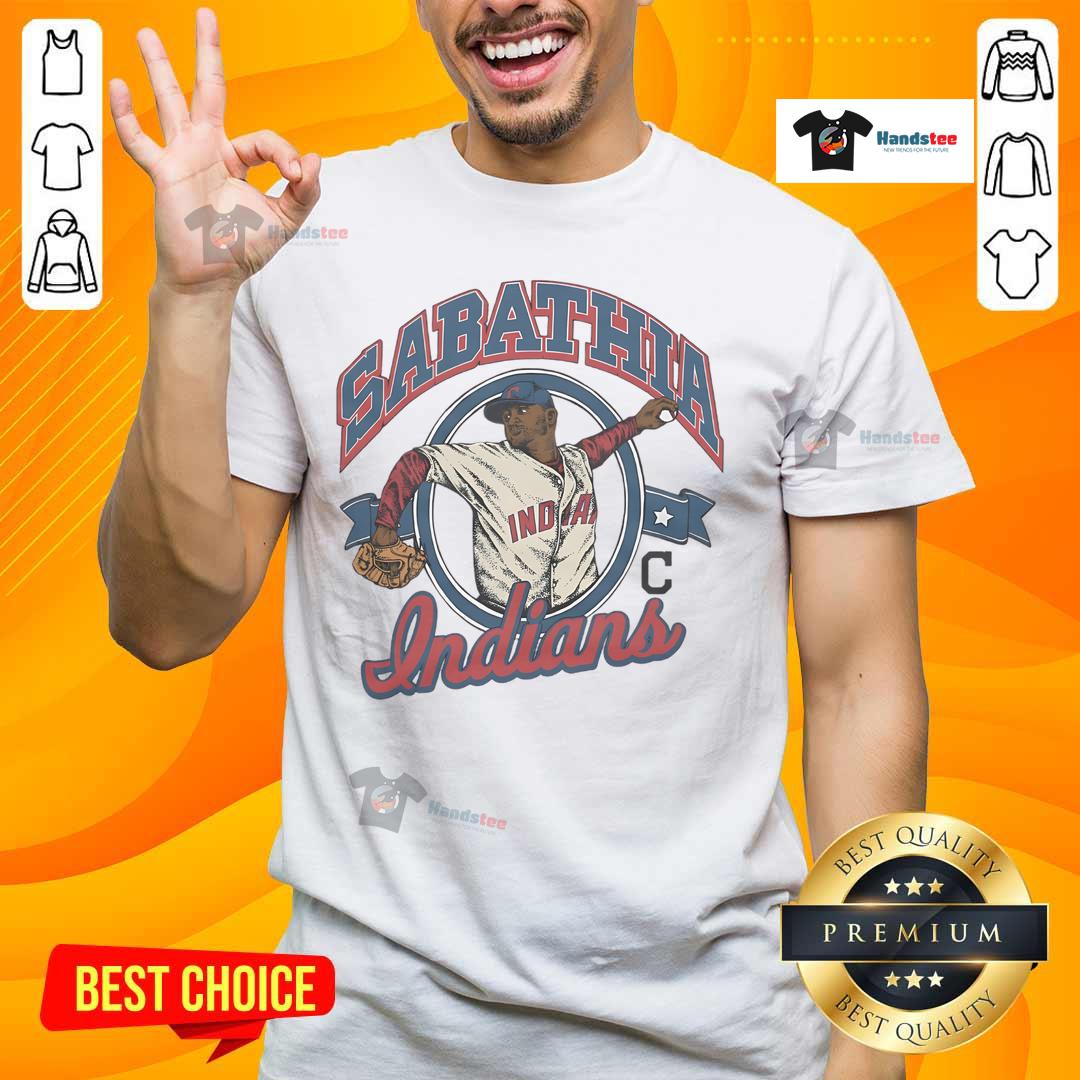 Official Cleveland Indians Cc Sabathia T Shirt Official Cleveland Indians CC Sabathia T-Shirt featuring team logo and player name, perfect for baseball fans.