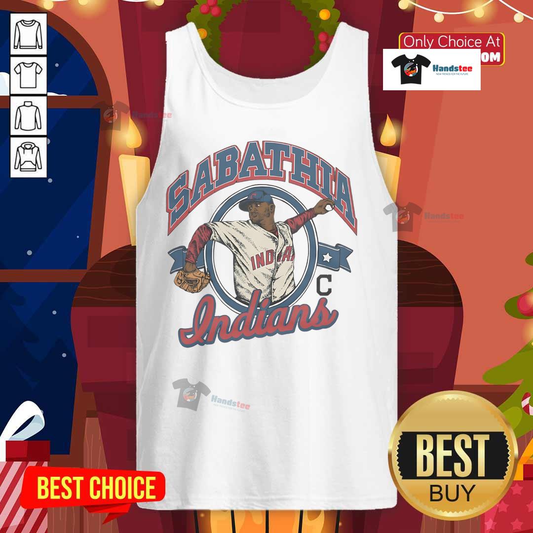 Official Cleveland Indians Cc Sabathia Tank Top