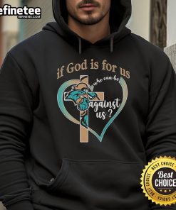 Official Coastal Carolina Chanticleers hoodie featuring 'If God Is For Us, Who Can Be Against Us' design.