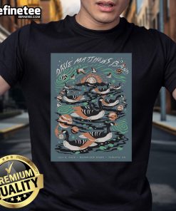 Alt Text: Official Dave Matthews Band poster t-shirt for July 8, 2025 concert at Budweiser Stage, Toronto, ON.