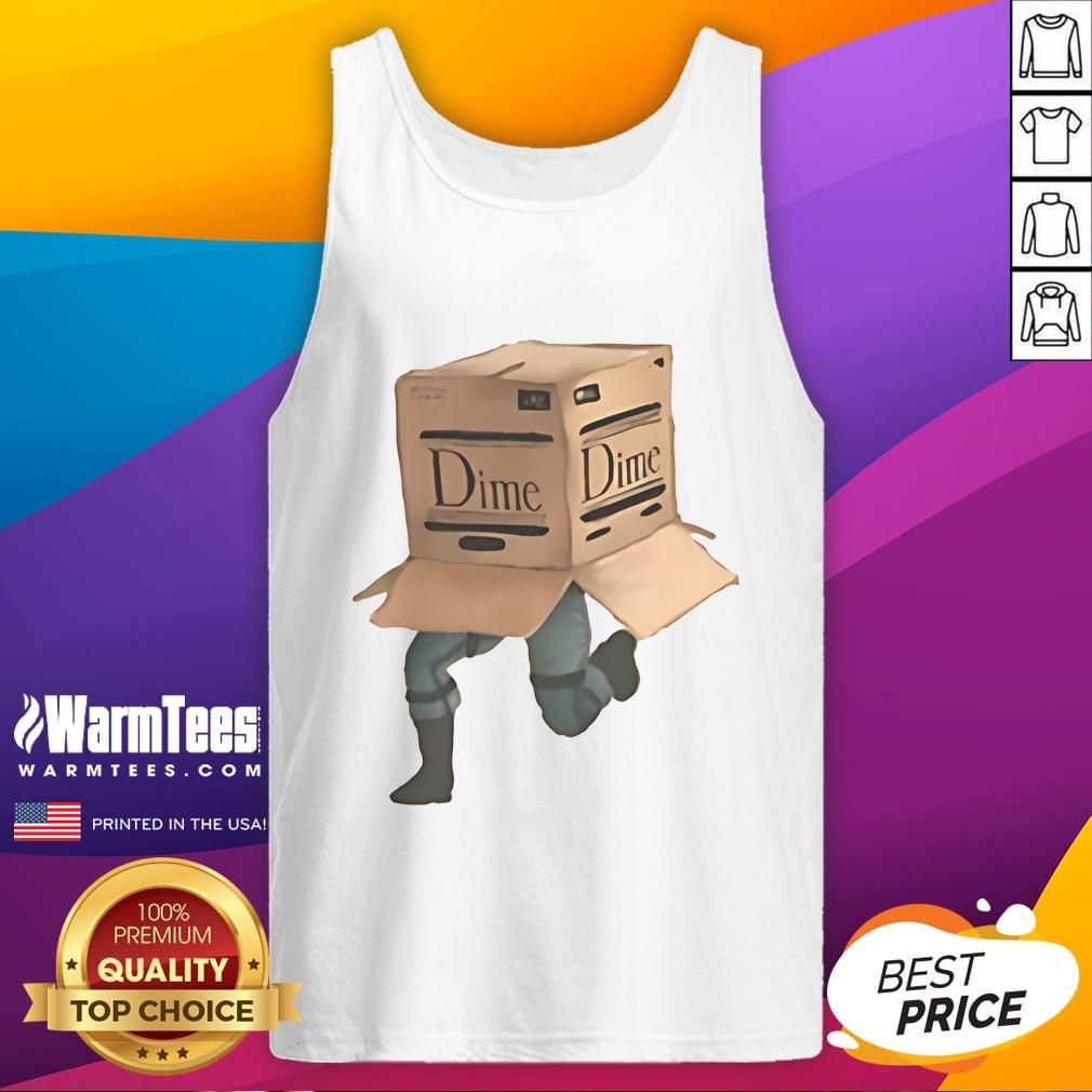 Official Dime Mtl Solid Wood Tank Top Alt Text: Official Dime MTL solid wood tank top featuring a stylish design, perfect for casual summer wear.