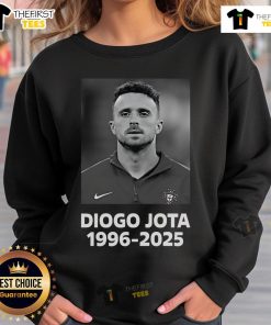 Official Diogo Jota 1996-2025 Sweatshirt featuring a stylish design, perfect for fans and casual wear.