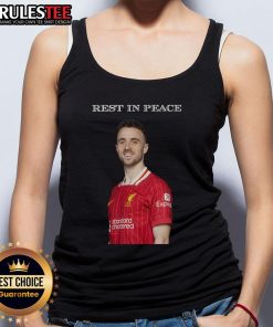 Diogo Jota Rest In Peace tank top featuring a stylish design, perfect for fans honoring the football star's legacy.
