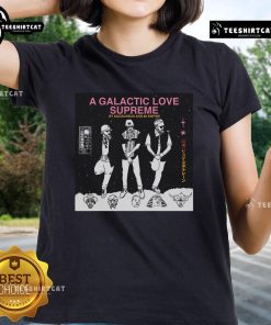 Official Doodlebug 80 Empire Galactic Love Supreme Ladies Tee featuring a vibrant design and comfortable fit for women.