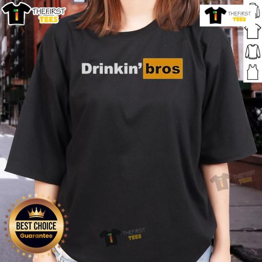 Official Drinkin Bros Pornhub logo ladies tee featuring stylish design, perfect for fans of Drinkin Bros apparel.