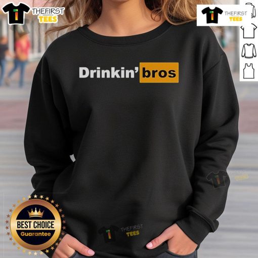 Official Drinkin' Bros Pornhub logo sweatshirt featuring a bold design for fans and enthusiasts of the Drinkin' Bros brand.