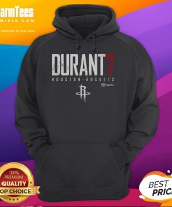 Official Durant 7 Houston Rockets 500 Level NBPA Hoodie featuring vibrant team colors and stylish design.
