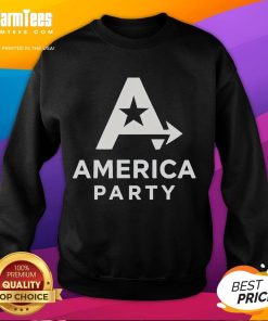 Official Elon Musk America Party Anti-Trump Sweatshirt in black, featuring bold graphics and a modern design.