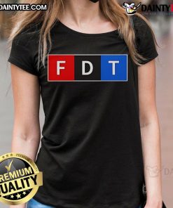 Official FDT Donald Trump ladies tee featuring bold graphics and a stylish design, perfect for supporters and fashion lovers.