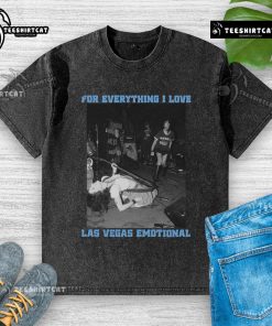 Official February For Everything I Love Las Vegas emotional washed t-shirt featuring a vintage design and soft fabric.