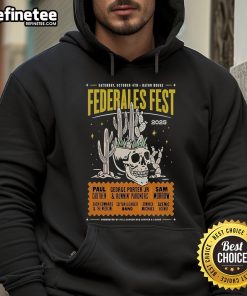 Alt Text: Official Federales Fest Party Event hoodie from Baton Rouge, LA, celebrating October 4, 2025, with vibrant design.