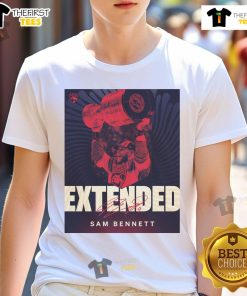 Official Florida Panthers Sam Bennett Eight-Year Contract Extension Signature T-Shirt featuring bold graphics and team colors.