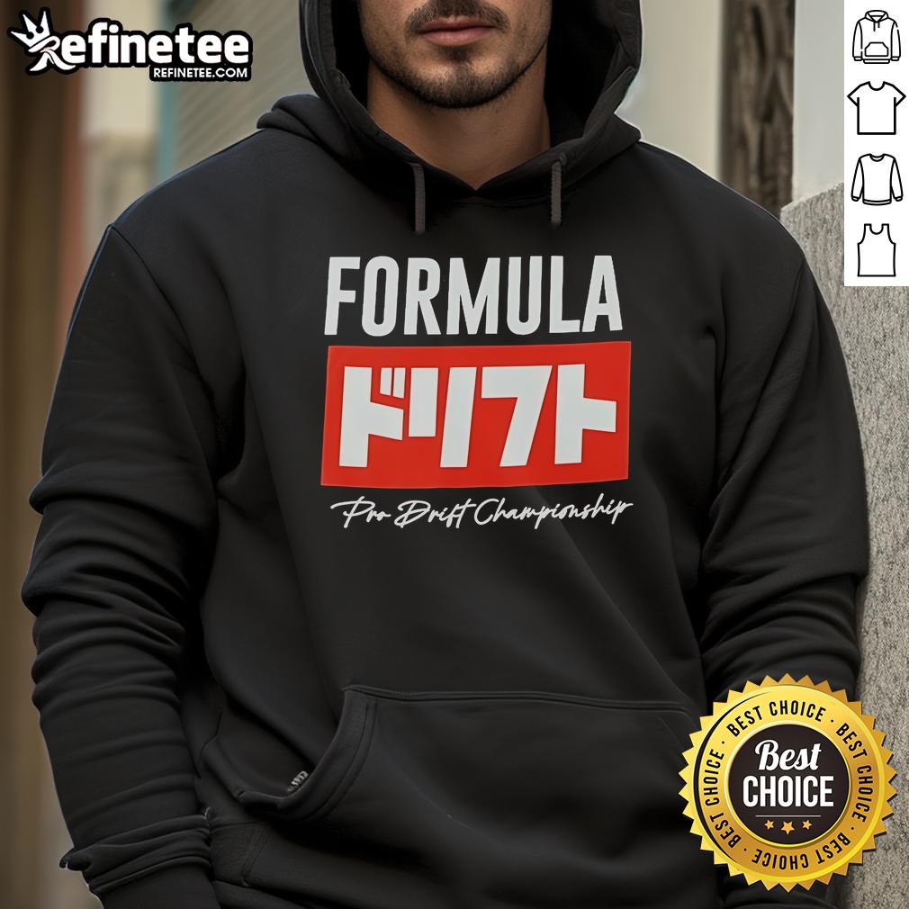 Official Formula Drift Kanji Box 2.0 Pro Drift Championship Hoodie Official Formula Drift Kanji Box 2.0 Pro Drift Championship Hoodie in black, featuring stylish drift-themed graphics.