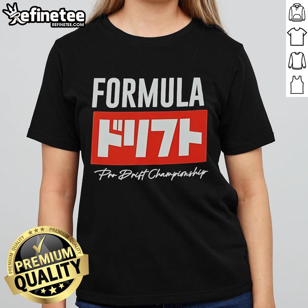 Official Formula Drift Kanji Box 2.0 Pro Drift Championship Ladies Tee Official Formula Drift Kanji Box 2.0 Pro Drift Championship ladies tee featuring stylish design and vibrant colors.