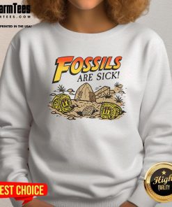 Official Fossils Are Sick LIX Champion Cincy Sweatshirt in navy blue, featuring a stylish design perfect for casual wear.