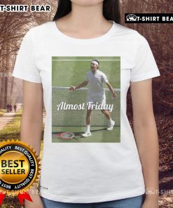 Official Fritz Wimbledon Almost Friday Ladies Tee featuring a stylish design perfect for tennis fans and casual wear.