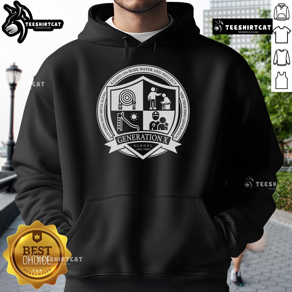 Official Generation X School Hoodie Official Generation X School Hoodie in black, featuring logo and stylish design, perfect for casual wear and school spirit.