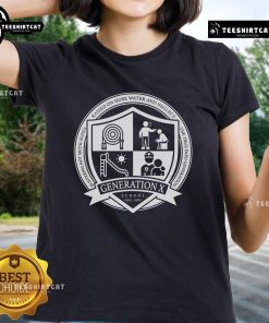Official Generation X School Ladies Tee featuring a stylish design, perfect for fans of the Generation X culture.