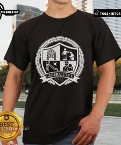 Official Generation X School T-Shirt featuring bold graphics and vibrant colors, perfect for alumni and fans of Gen X.