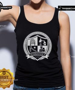 Official Generation X School Tank Top featuring a stylish design, perfect for casual wear and showcasing school spirit.