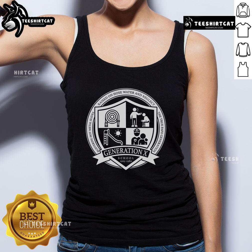 Official Generation X School Tank Top Official Generation X School Tank Top featuring a stylish design, perfect for casual wear and showcasing school spirit.