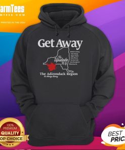 Cozy Official Get Away To Upstate New York hoodie in sunny outdoor setting, perfect for stylish adventures.