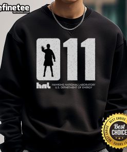 Official Hawkins National Laboratory sweatshirt from the US Department of Energy, featuring a stylish design and logo.