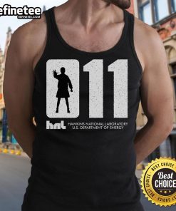 Official Hawkins National Laboratory tank top from the US Department of Energy featuring logo and stylish design.