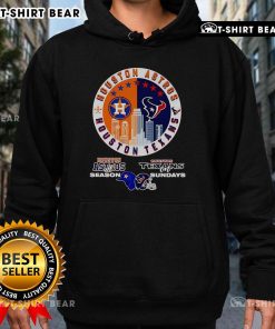 Official Houston Astros All Season Texans On Sundays Hoodie featuring team logo and vibrant colors for fans.