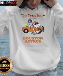 Official Houston Astros The Eras Tour Snoopy Hoodie featuring a vibrant design, perfect for fans of the team.