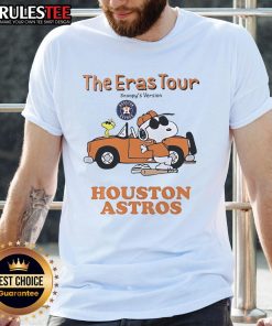 Official Houston Astros The Eras Tour Snoopy T-Shirt featuring a vibrant design celebrating the Astros and Snoopy.