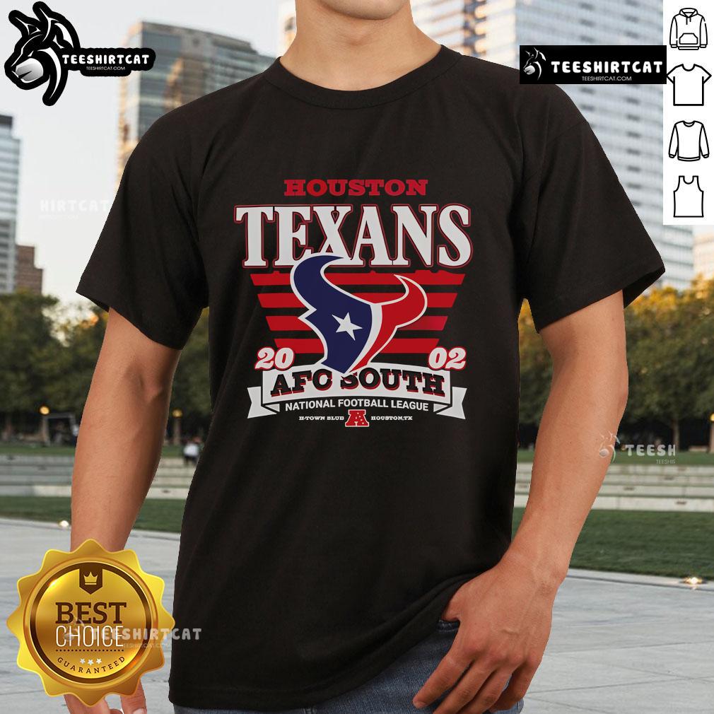 Official Houston Texans Afc South Pride Splash T Shirt Official Houston Texans AFC South Pride Splash T-Shirt featuring team colors and logo, perfect for fans and game day.