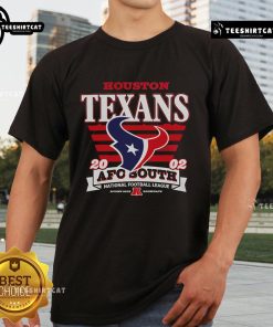 Official Houston Texans AFC South Pride Splash T-Shirt featuring team colors and logo, perfect for fans and game day.
