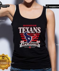 Official Houston Texans AFC South Pride Splash Tank Top featuring team colors and logo, perfect for game day.