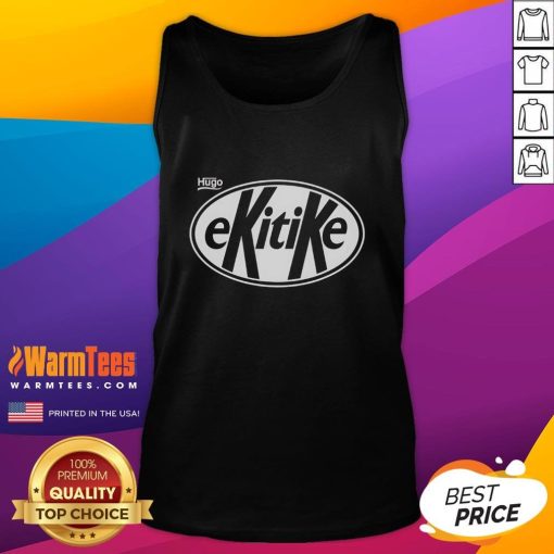 Official Hugo Ekitike Logo Tank Top featuring bold branding and stylish design, perfect for fans and casual wear.