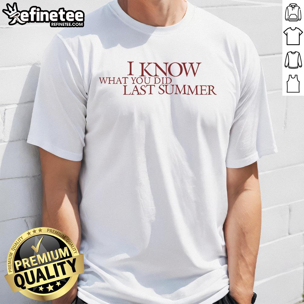 Official I Know What You Did Last Summer T Shirt Official I Know What You Did Last Summer T-Shirt